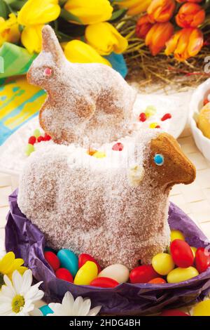 easter nest, easter bunny, easter, easters, easter bunnies Stock Photo