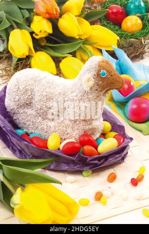 easter, easter pastry, easters Stock Photo