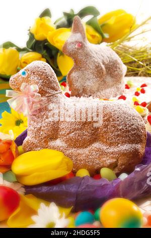 easter bunny, easter, easter pastry, easter bunnies, easters Stock Photo