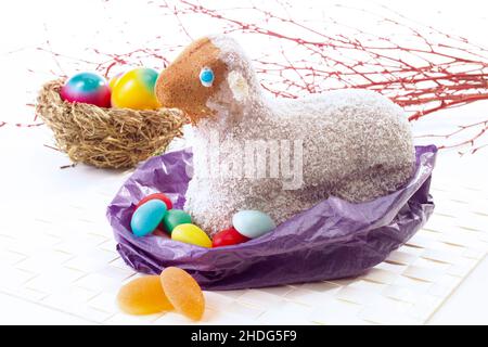 easter, easter pastry, easters Stock Photo