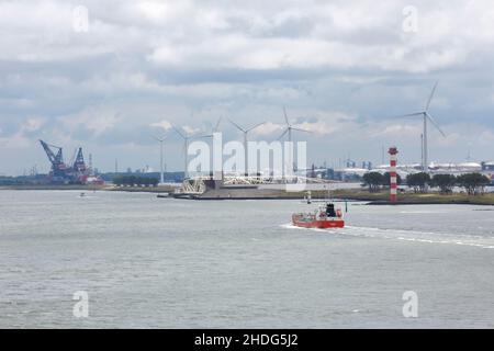 SHIPPING EURO PORT HOLLAND Stock Photo