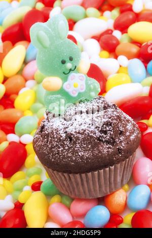 candy, muffin, candies, muffins Stock Photo