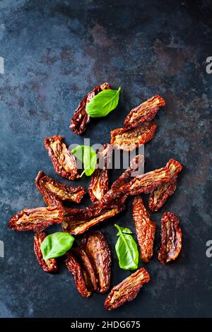 dried tomatoes, dried tomatoe Stock Photo