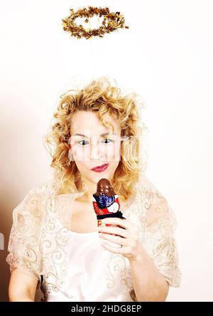 woman, candy, female, ladies, lady, women, candies Stock Photo