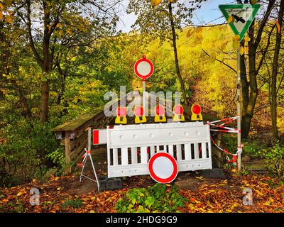 locked, wooden bridge, lockeds, wooden bridges Stock Photo