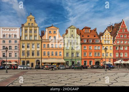 old town, market square, wroclaw, old towns, market squares, wroclaws Stock Photo