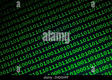 binary, binary code, numbers, binaries, binary codes, number Stock Photo