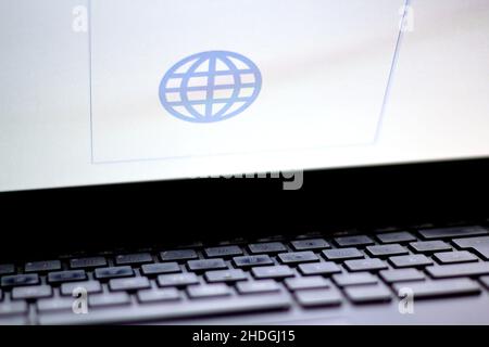laptop, internet, world map, computer, computers, laptops, internets, web, world maps Stock Photo