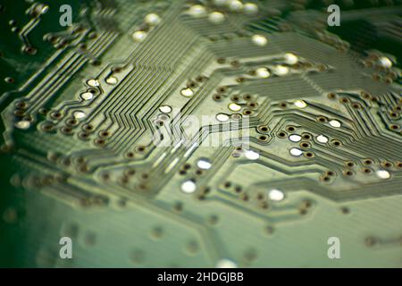 circuit board, hard drive, circuit, circuit boards, hard drives, circuits Stock Photo