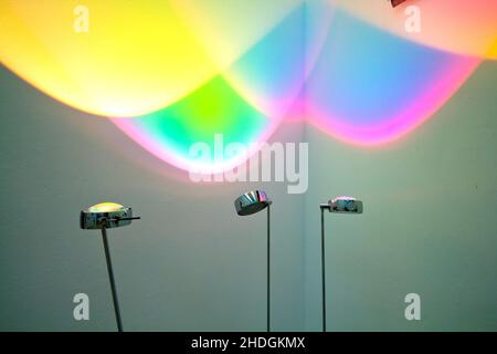 lamp, lights, multi colored, lamps, light, multi coloreds Stock Photo
