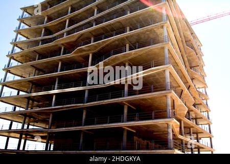 skyscraper, carcass, high rise, skyscrapers Stock Photo - Alamy