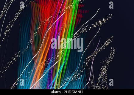 lights, multi colored, light display  , light, multi coloreds, light display  s Stock Photo