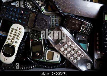 recycling, electronic scrap, recycle, electronic scraps, obsolete Stock Photo