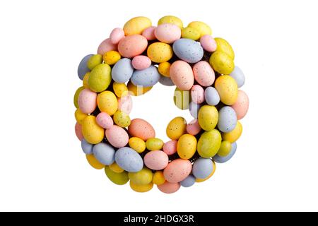 easter decoration, wreath, easter wreath, easter decorations, wreaths, easter wreaths Stock Photo