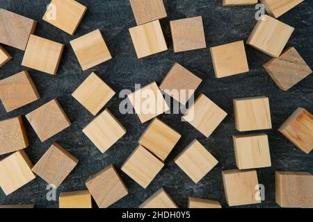 blocks, wood cube, block, wood cubes Stock Photo