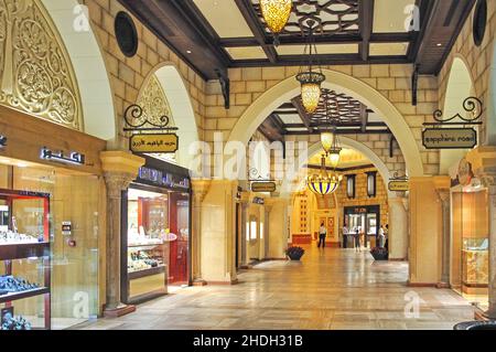 Gold Souk, The Dubai Mall, Downtown Dubai, Shopping Centre, Dubai, United Arab Emirates Stock Photo