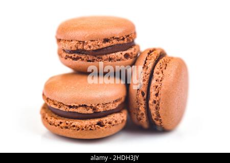 almond biscuits, viennoiseries, macaron, pastry, macarons Stock Photo