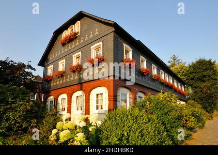 umgebindehaus Stock Photo