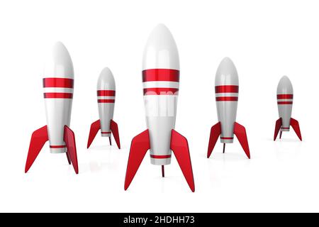 retro, 60s, spaceship, old fashioned, retro style, 1960s, sixties Stock Photo