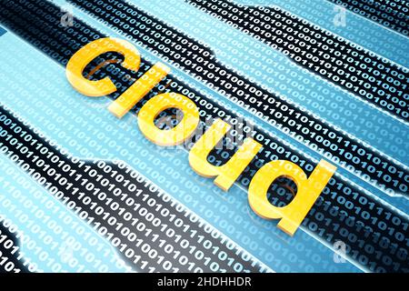 data, storage, cloud, datas, storages Stock Photo