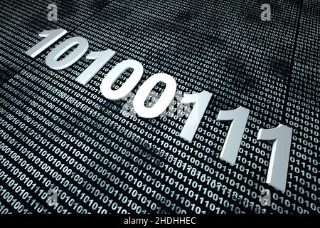 binary code, programming, binary codes Stock Photo