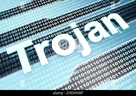 internet, trojan virus, malware, internets, web Stock Photo