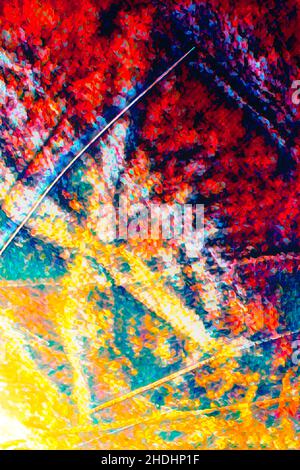 multi colored, abstract, chaotic, multi coloreds, abstraction, abstracts, chaotics Stock Photo