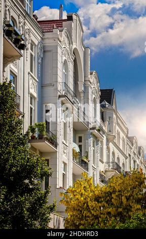 hamburg, old house, eppendorf, old houses, eppendorfs Stock Photo