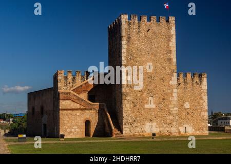 Fortaleza Ozama fortress in Santo Domingo, capital of Dominican Republic. Stock Photo