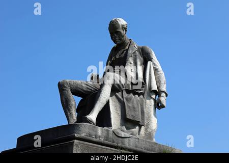 Charles Tennant monument at Glasgow Necropolis Stock Photo