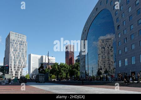 market hall, rotterdam, market halls, rotterdams Stock Photo