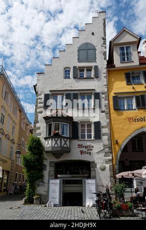 old town, lindau, old towns, lindaus Stock Photo