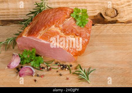 ham, smoked, hams, smokeds Stock Photo