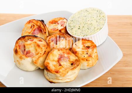 appetizer, pizza roll, appetizers, pizza rolls Stock Photo