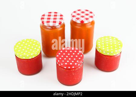 marmalade, jam jar, home made, marmalades, jam jars, sweet jar, sweet jars, home mades Stock Photo