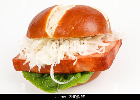 meat loaf, liver cheese bread, leberkase, meat loafs, liver cheese breads Stock Photo
