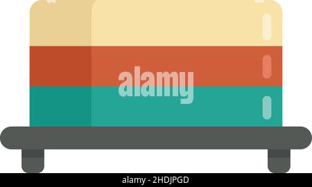 Molecular cuisine jelly icon. Flat illustration of Molecular cuisine jelly vector icon isolated on white background Stock Vector