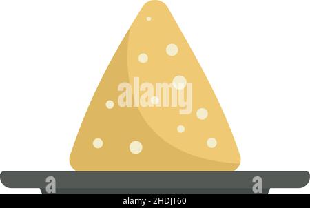Molecular cuisine pile icon. Flat illustration of Molecular cuisine pile vector icon isolated on white background Stock Vector