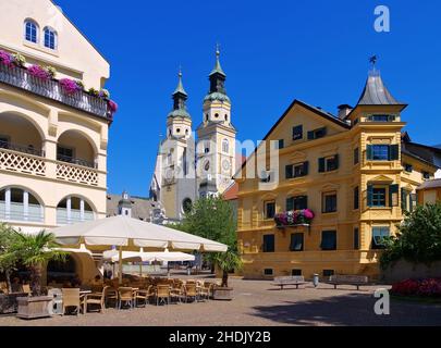 brixen, cathedral square, brixens, cathedral squares Stock Photo