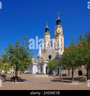 brixen, cathedral square, brixner dom, brixens, cathedral squares Stock Photo