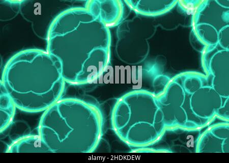design modern a lot of bio primitive organisms computer graphic texture ...
