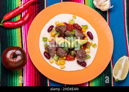 stuffing, tortilla, tortillas Stock Photo