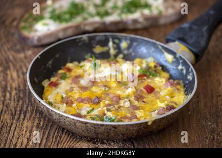 breakfast, sandwich, scrambled eggs, breakfasts, sandwichs Stock Photo