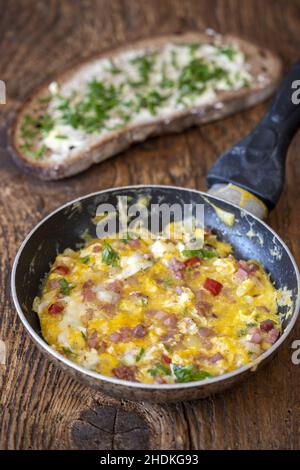 sandwich, scrambled eggs, sandwichs Stock Photo