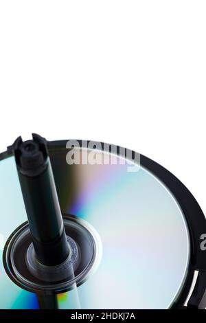 cd, dvd, blank cd, spindle, cds, dvds, blank cds, spindles Stock Photo