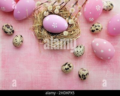 easter nest, easter decoration, easters, easter decorations Stock Photo