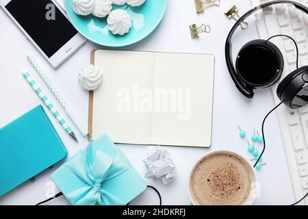 desk, blogger, influencer, desks Stock Photo