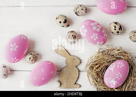 easter, easter egg, easter nest, easters, easter eggs Stock Photo