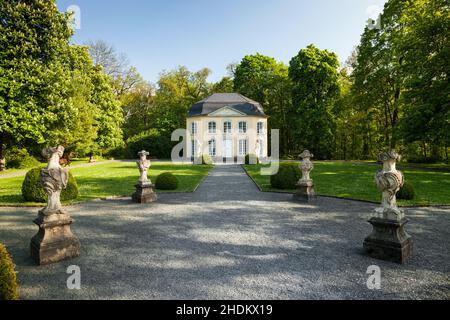 burgk castle, pavillon sophienlust Stock Photo