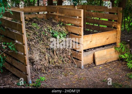 compost, compost heap, composts, compost heaps Stock Photo